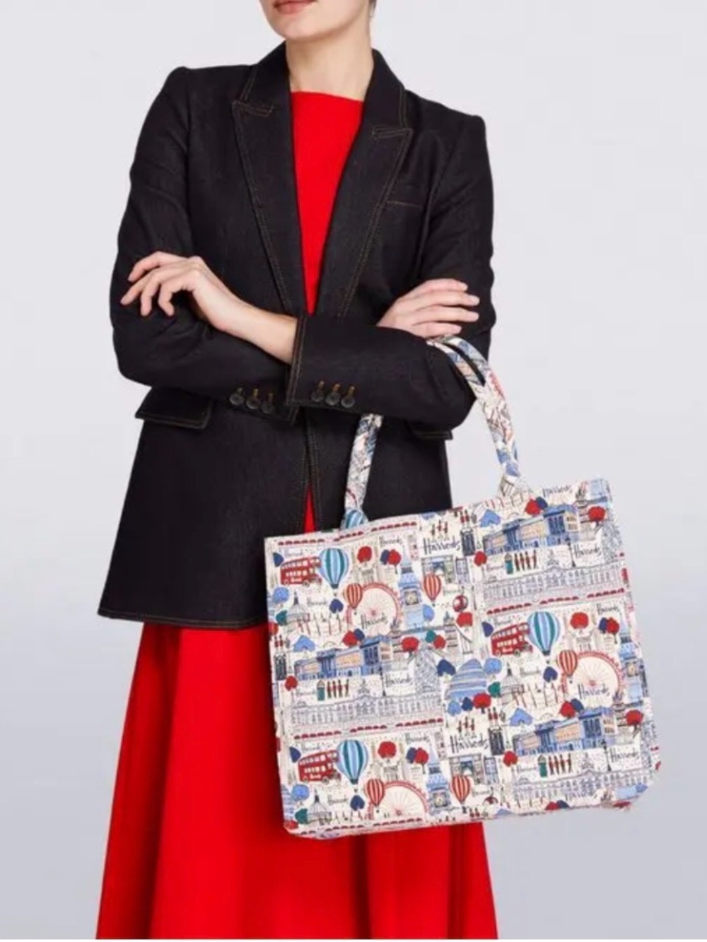 Harrods Pretty City Shopper Tote